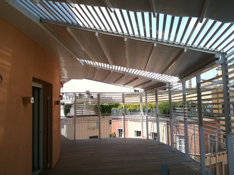 Copertura terrazza per attico ma.co. s.a.s. di corbella m. & c. Coperture per terrazzi in vetro